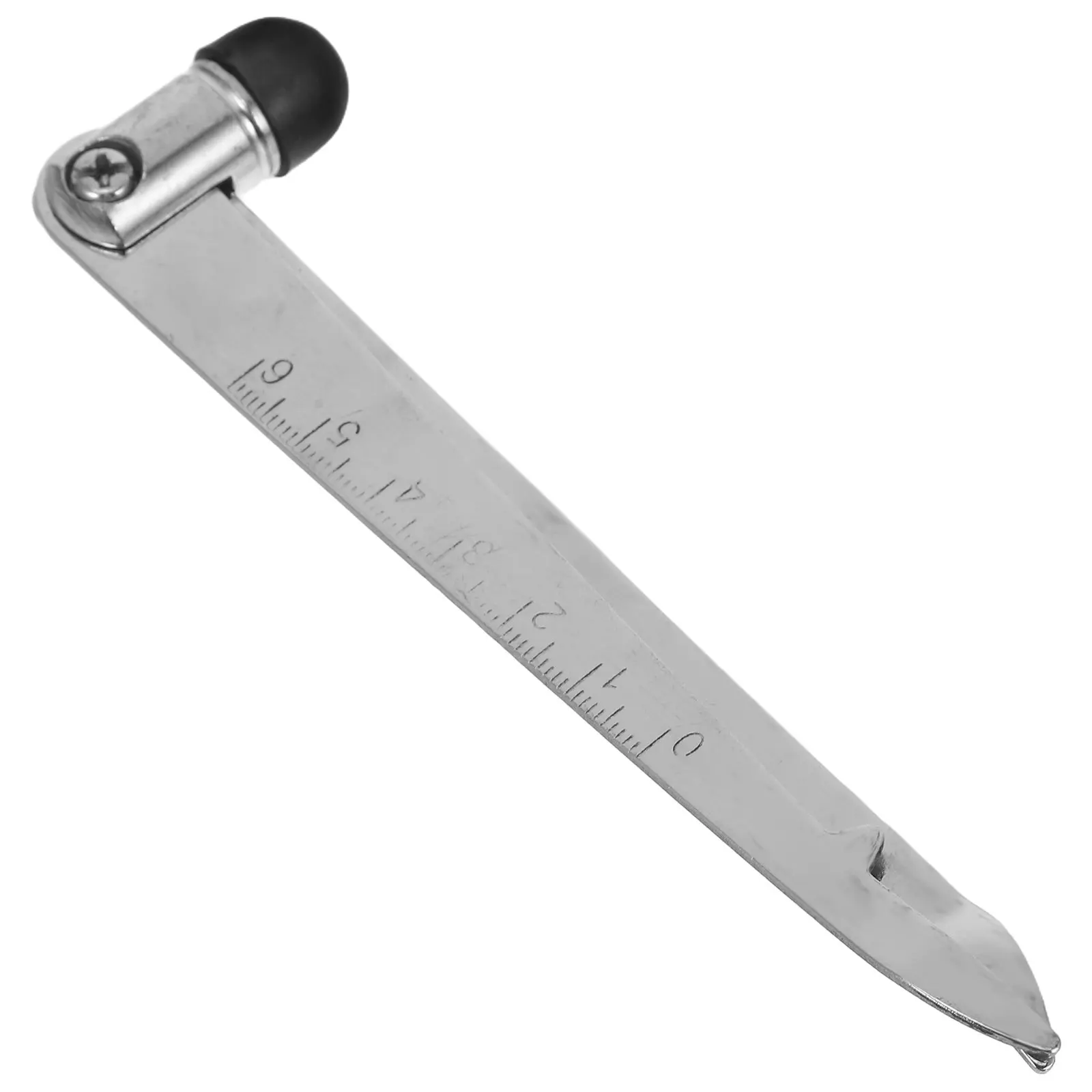 Precision Stainless Steel Auscultation Reflex Hammer Featuring Integrated Scale for Accurate Neurological Diagnostics Portable
