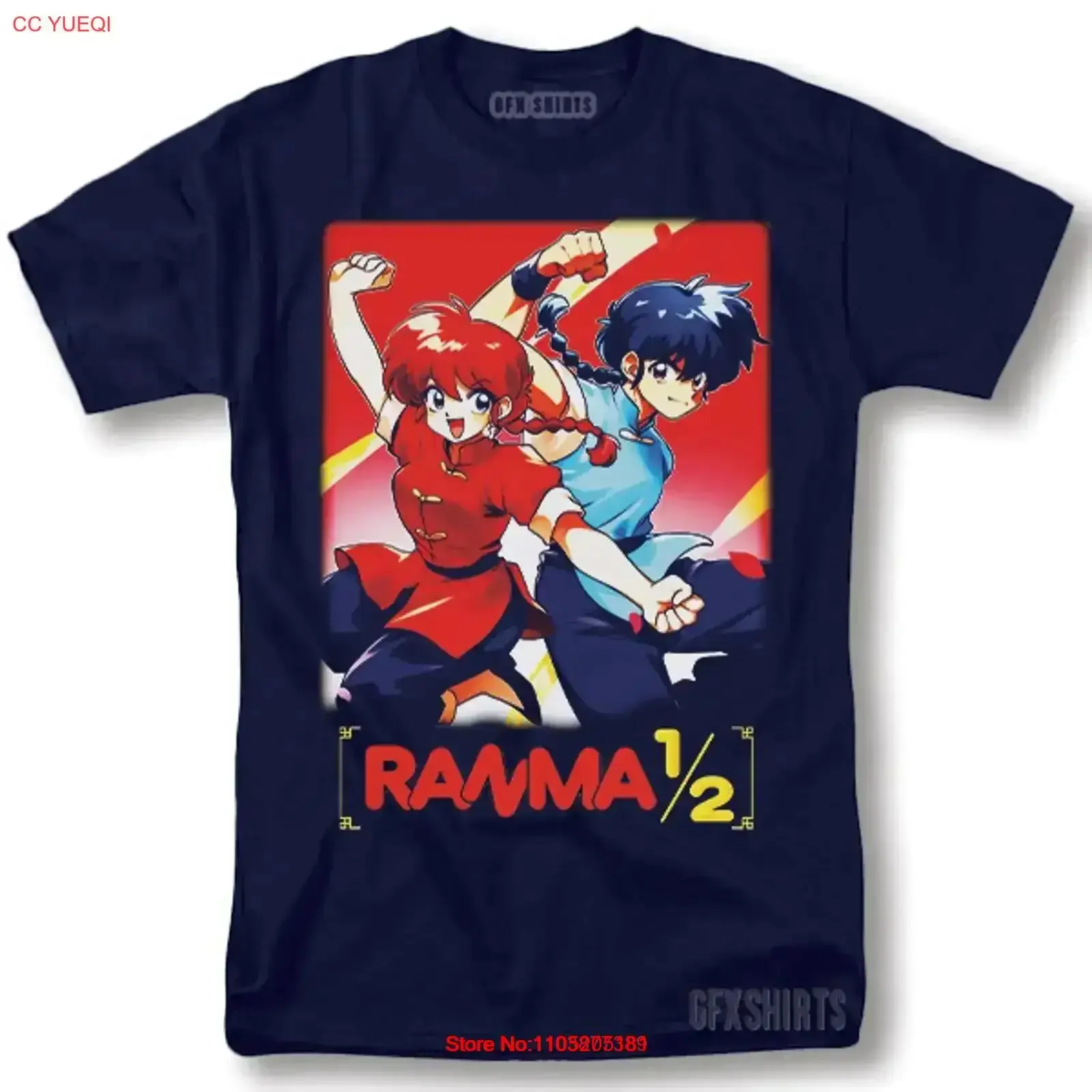 Ranma 1 2 T Shirt Anime Manga Shampoo Rumiko Takahashi Girl Kawaii vintage Washed graphic Slightly Casual streetwear vintage