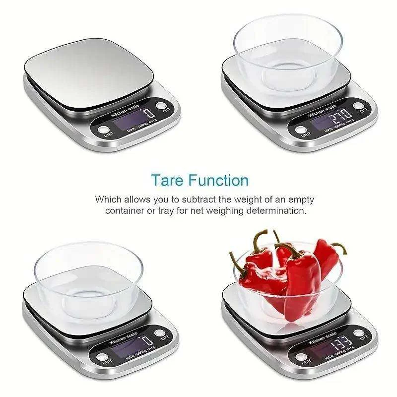 High Precision Kitchen Scale 10kg Electronic Jewelry Food Baking Scale Multifunction Measuring Tool Gram Scale Lcd Display view 4