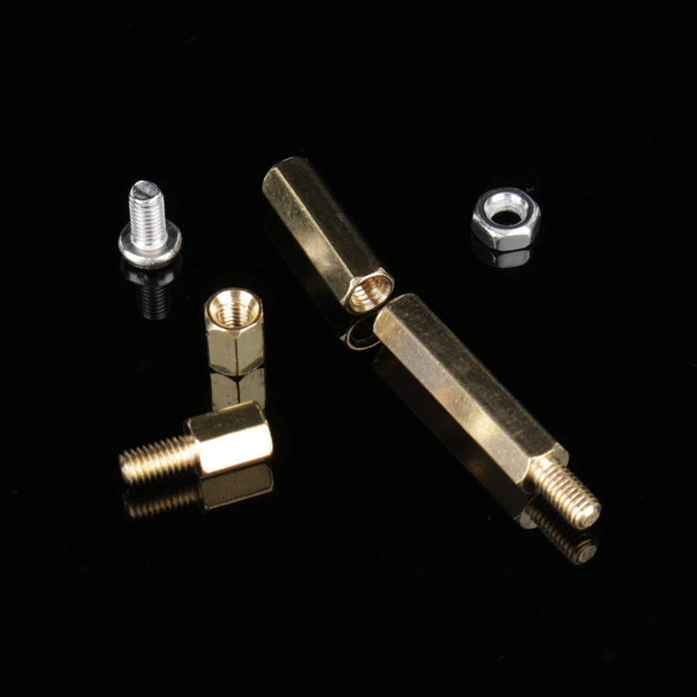 240 قطعة M2 M3 مسامير مواجهات مترابطة ذكر أنثى النحاس المواجهة فاصل لوحة دارات مطبوعة عرافة مسامير المكسرات مجموعة متنوعة الأجهزة #5