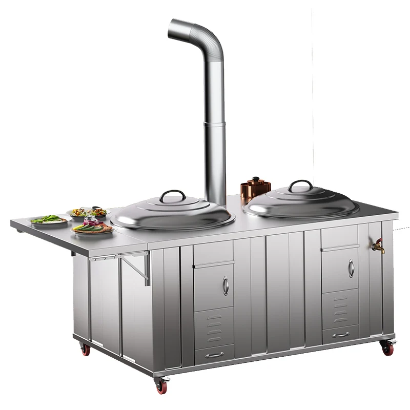 Modern Outdoor Stainless Steel Cookware 4-5L Capacity Wood-Burning Stove Fast Heating Durable Design Camping Barbecues KEEP KAMP