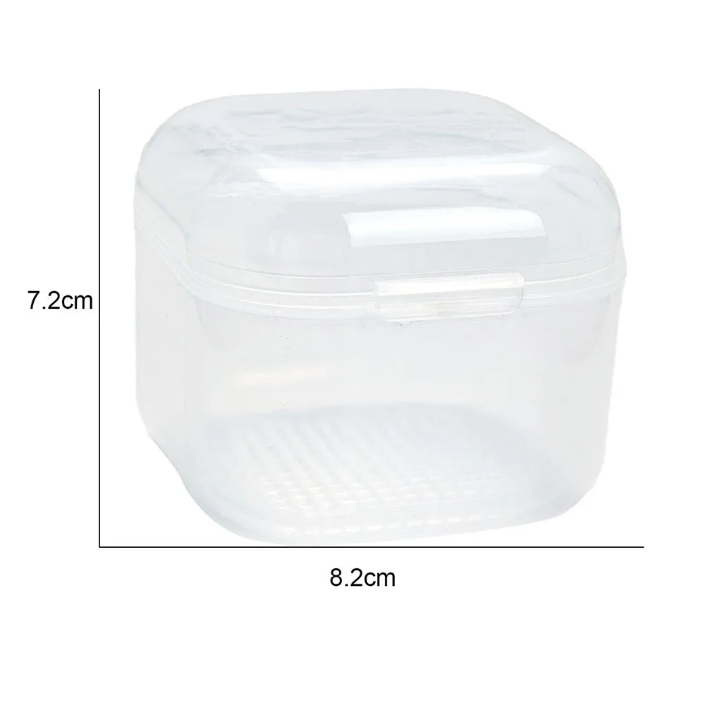 1PC Plastikowy pojemnik na środki dezynfekujące do akcesoriów do zdobienia paznokci Przenośne wiertła do paznokci Etui do czyszczenia Sterylizator Pudełko do moczenia