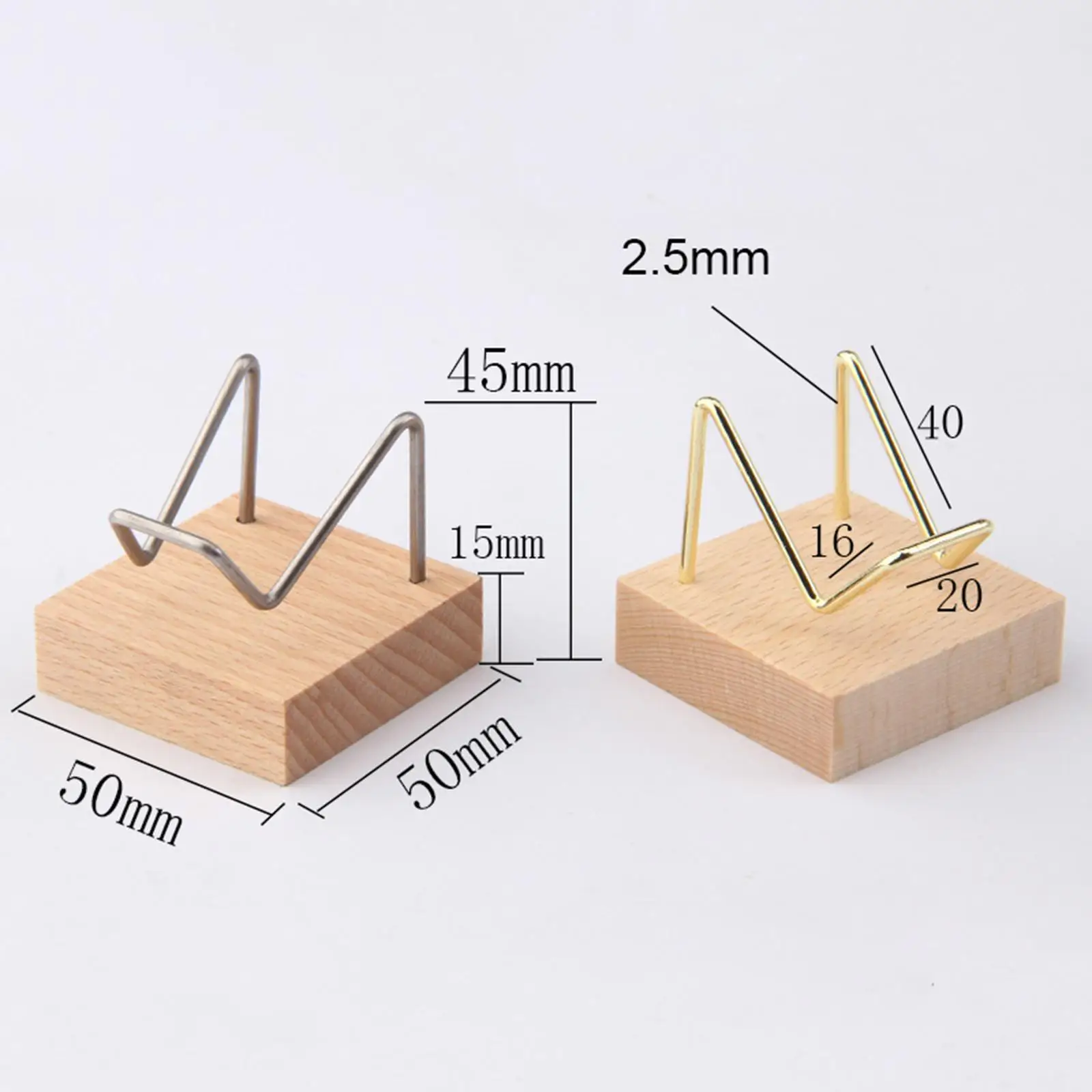 1PC Display Stand Beech Base Metal Arm for Geode Small Collectibles Coral Crystal Cluster Agate