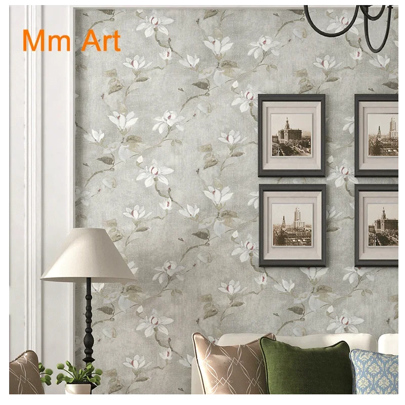 

Обои Цветок Американский Пастораль Маленький Цветок Спальня Девушка Комната Обои Гостевой Ресторан ТВ Фон