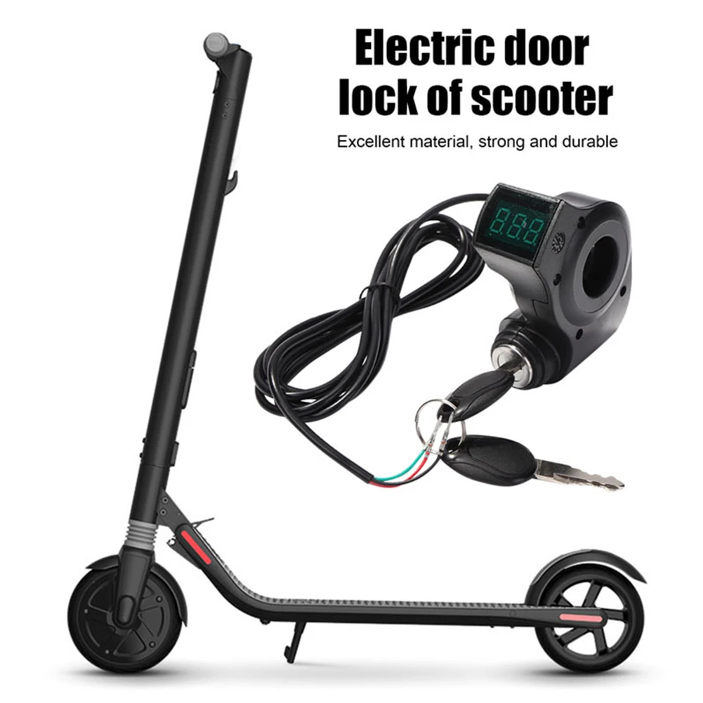 

Digital Display Voltmeter With Lock Universal For ZERO X8/X9/X10/11X Electric Bike Scooter Ignition Key Power Key Lock Parts