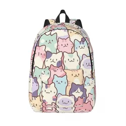 Men Women Backpack Large Capacity School Backpack for Student Cute Cats School Bag