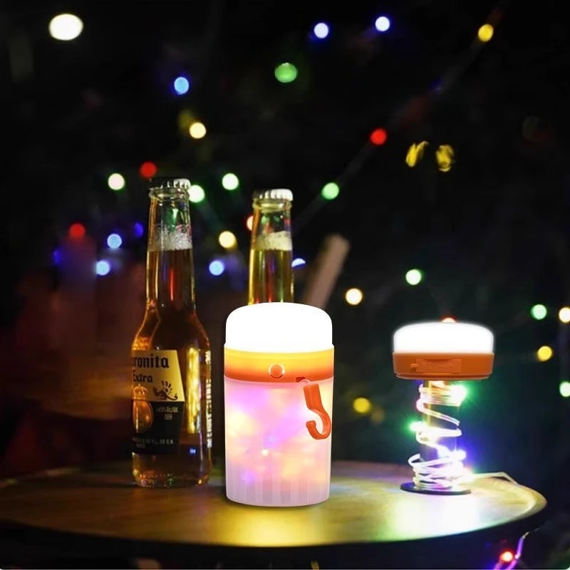 Starry Sky Camping Light Outdoor String Light Colorful Atmosphere Light Tent Camping Light USB Charging Decorative Light