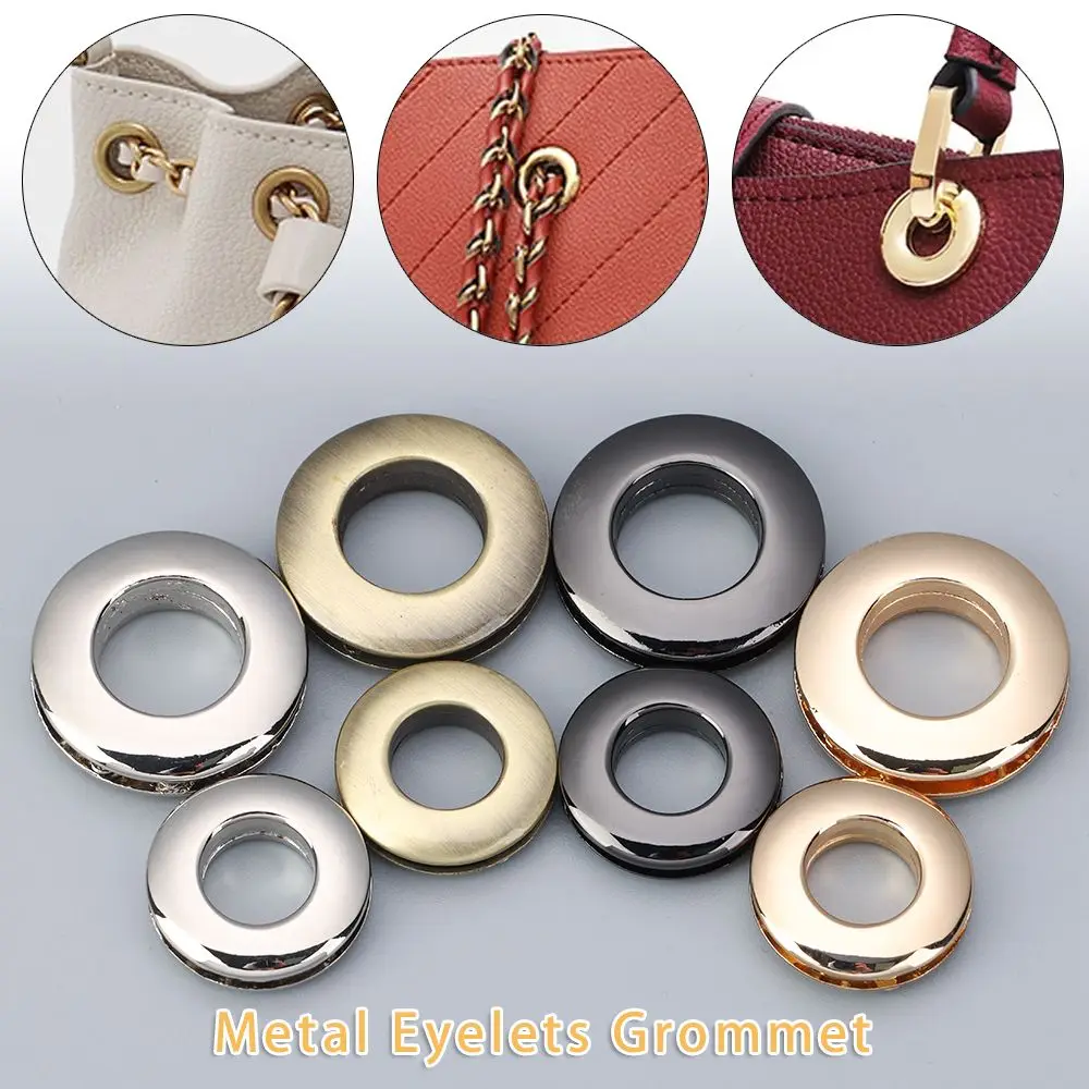 Metal Eyelet Button With Screws Alloy Grommets Leather Craft Accessories For DIY Bag Garment Shoe Clothes Jeans Decoration