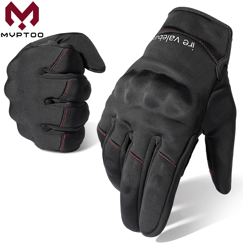 Winter Autumn Motorcycle Heating Gloves Touch Screen Windproof Skiing Riding Cycling Bicycle Moto Motorbike Protective Gear Men