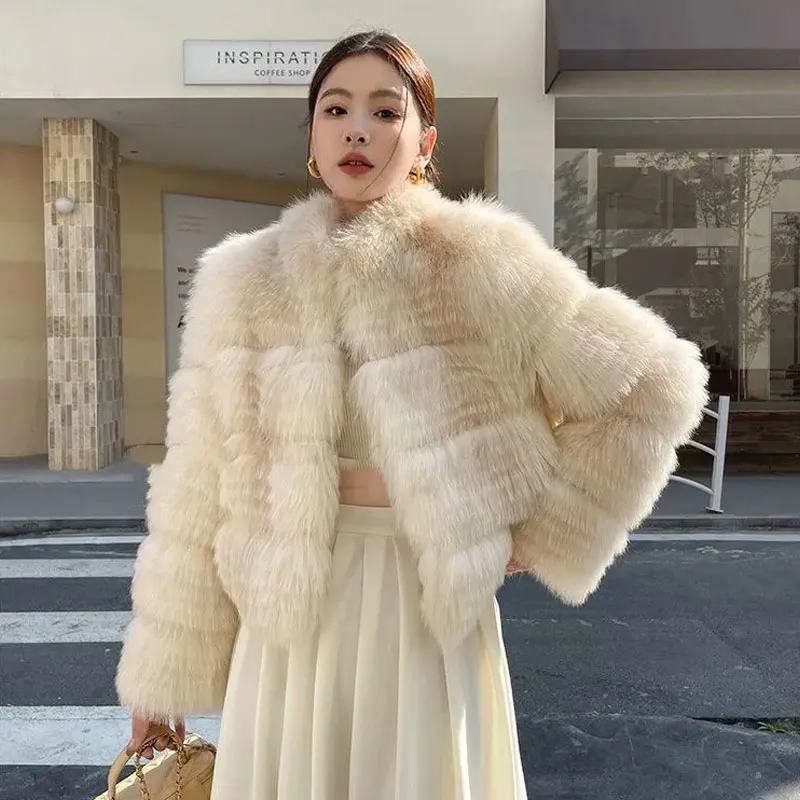 2025 зимняя женская шуба высокого качества