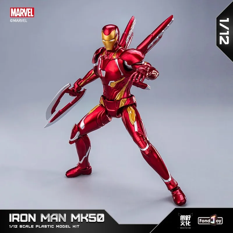 Original Fondjoy Marve Figures Hulk Thanos Captain America Spider-Man Thor Iron Man Cool Boy Toys Custom Models Dolls Kids Gifts - view 4
