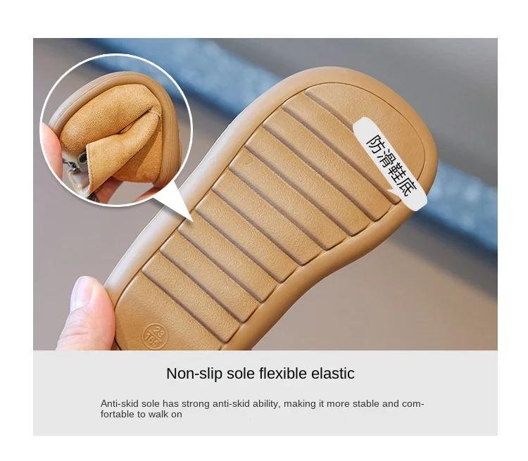 Herbst-Winter Baby Jungen Mädchen Stiefel Oxford Wildleder Kinder Freizeitschuhe Outdoor Rutschfeste Babyschuhe Plüsch Kinder Knöchelstiefel – Detail 7