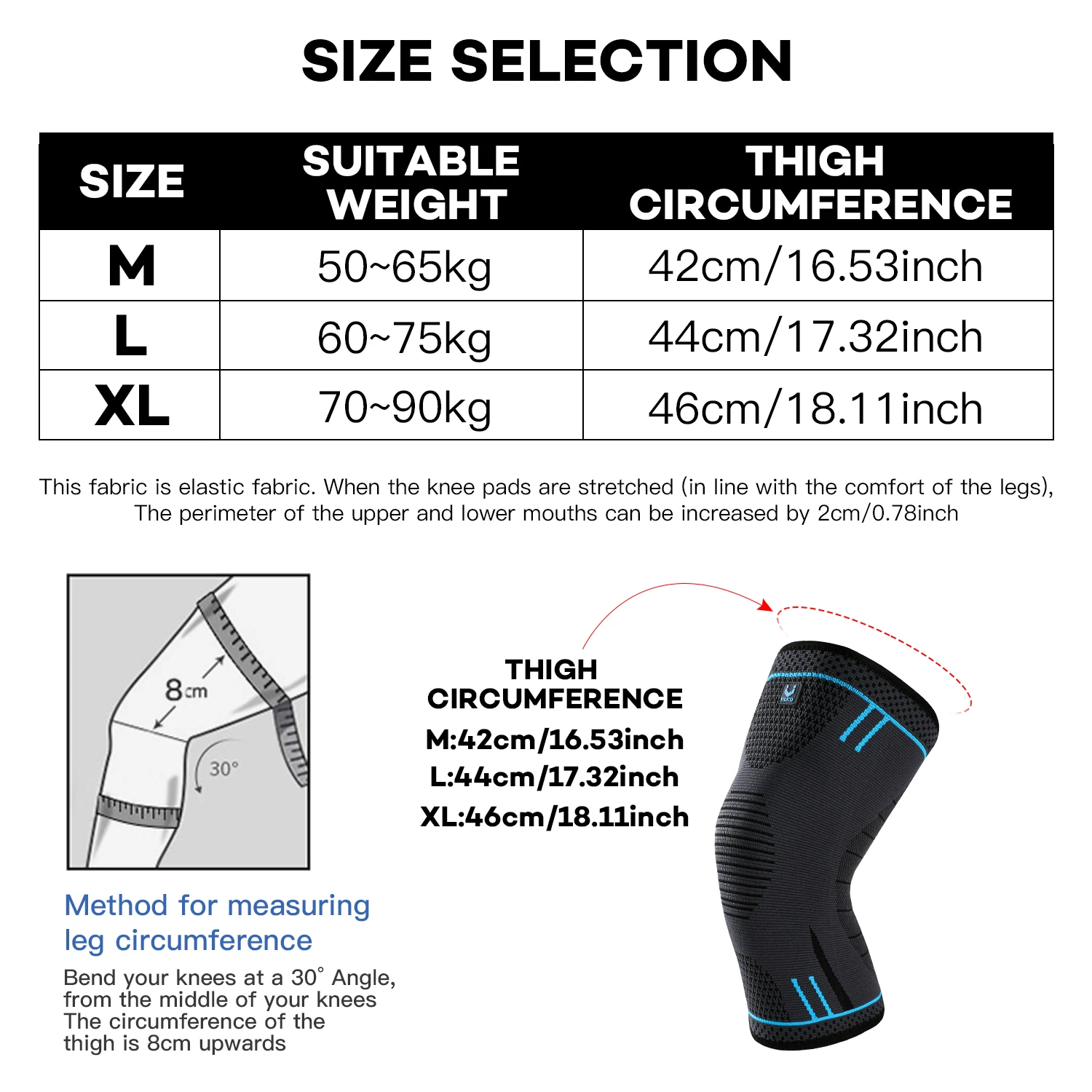 Knee Brace Silicone Sleeve Knee Pads Arthritis Knee Wraps Protector For Joints Support Meniscus Compression Protection Sport