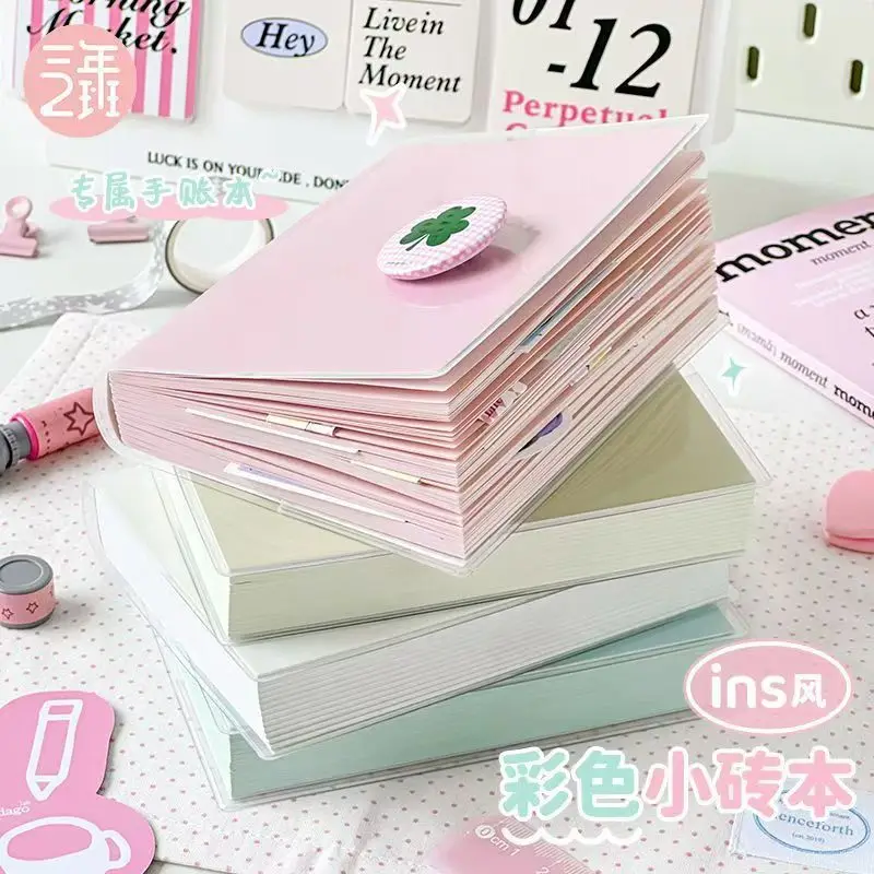 Ins Wind Color Small Brick Book Student Verdickter Notizblock Mädchenhandbuch Notizbuch und Tagebücher