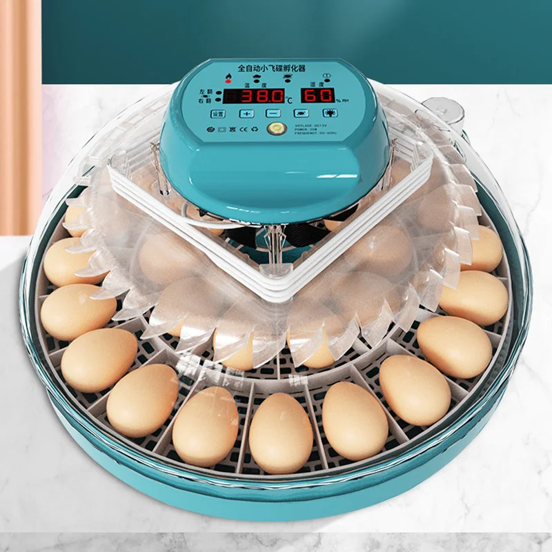 

Fully Automatic Small Home Incubator Multifunctional Egg Incubator for Chicken Duck Goose with Auto Turning High Hatching Rate