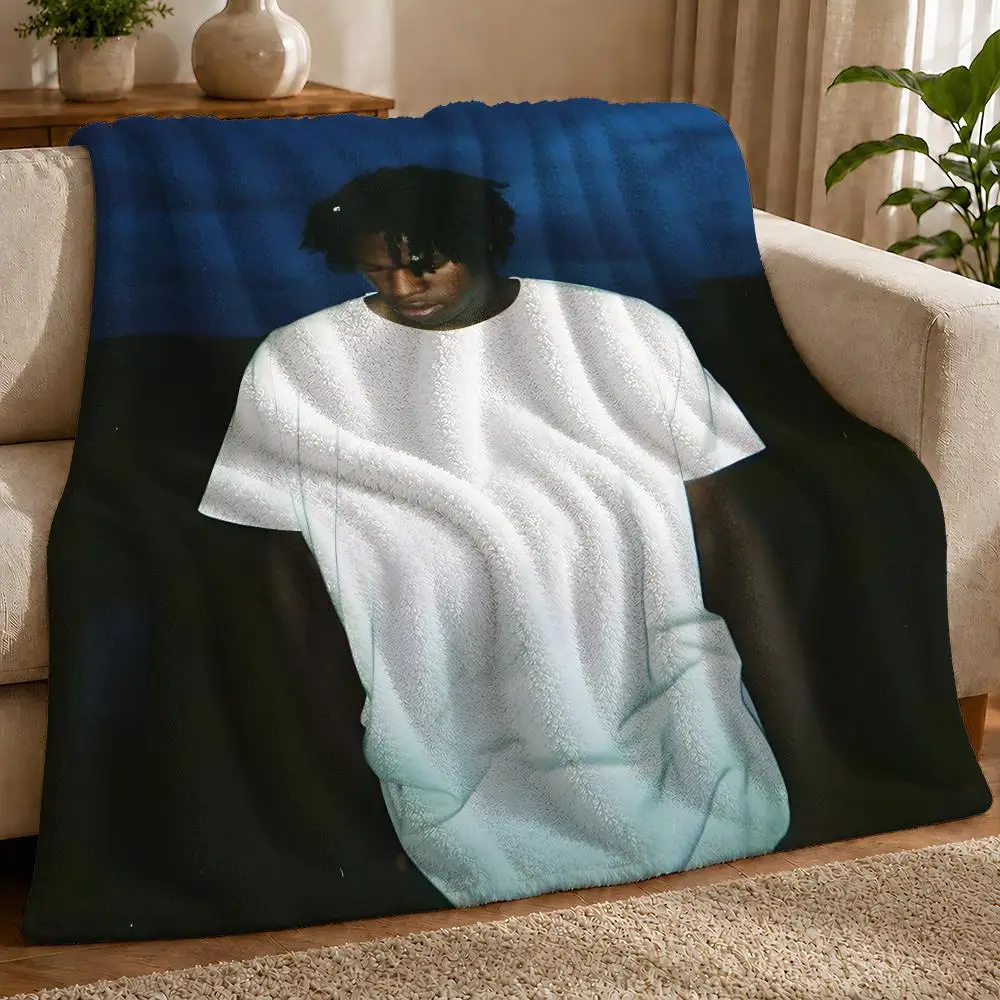 Daniel Caesar Music Album Throw 1pc Flannel Blanket Soft Lightweight Warm Cozy For Bedroom Sofa Bed