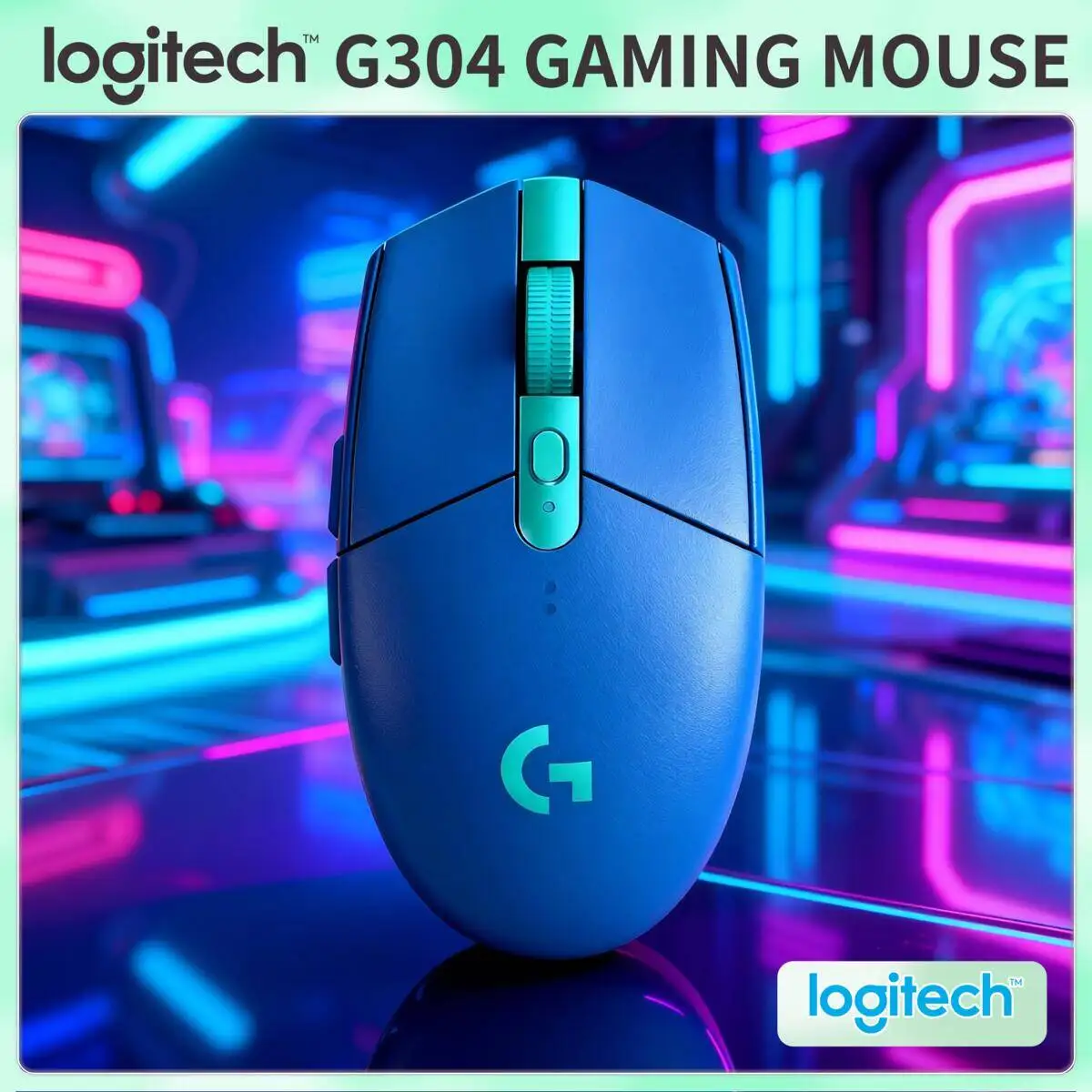 

Logitech G304 Wireless Mouse LIGHTSPEED Tech 12000 DPI HERO Sensor 1ms Response 9-Month Battery Durable Plastic Shell Gamers