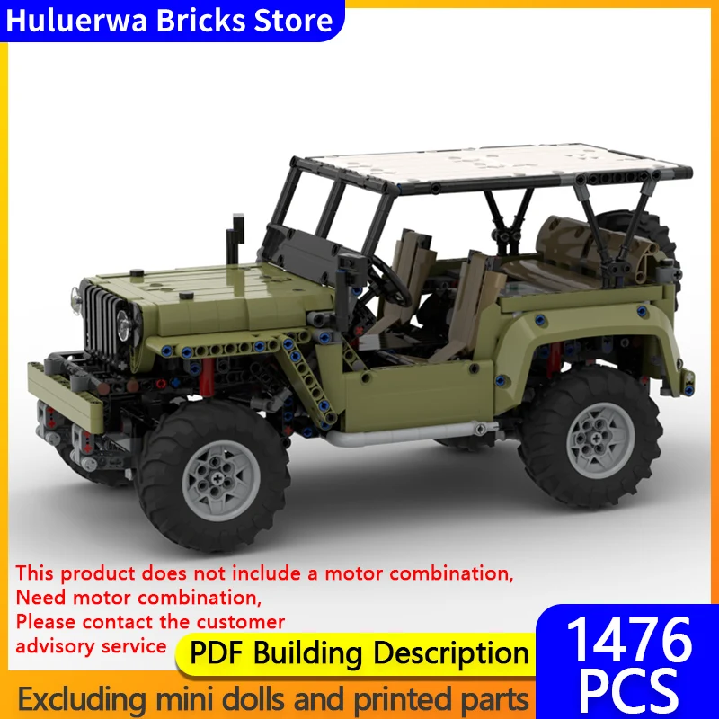 

Speed Racing Car Model MOC Building Bricks Light Off-Road Vehicle Modular Technology Gifts Holiday Assemble Children Toys Suit