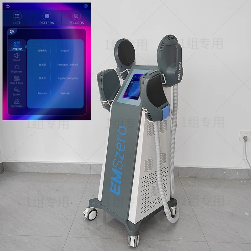 New EMSzero Neo 15 Tesla 6500W High Power 200HZ EMS RF Hi-emt Body Sculpt Muscle Stimulate Slimming Machine