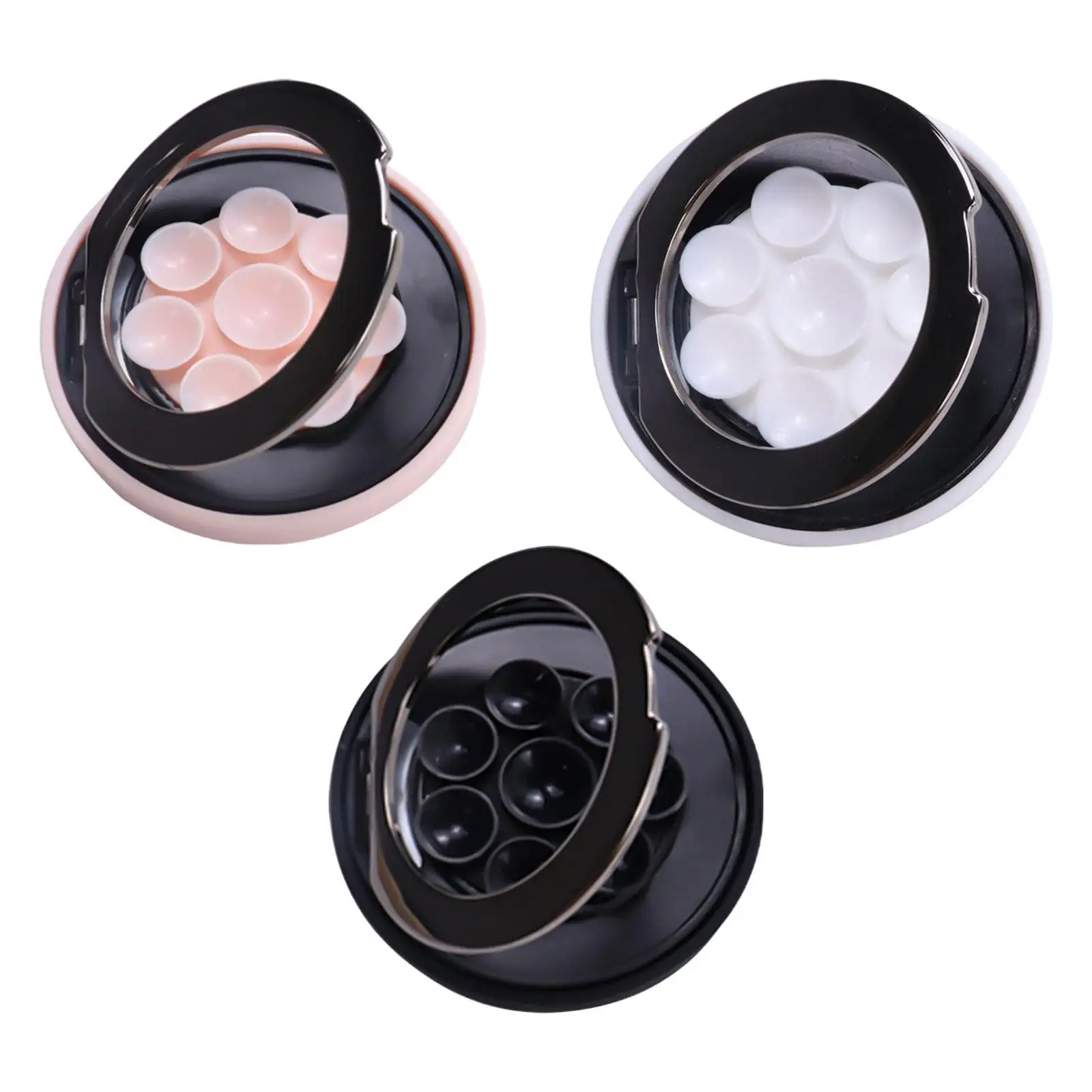 Suction Cup Phone Mount Sticky Universal Silicone Phone Grip Holder Phone Ring Grip for Creators Fitness Makeup Shower Selfies