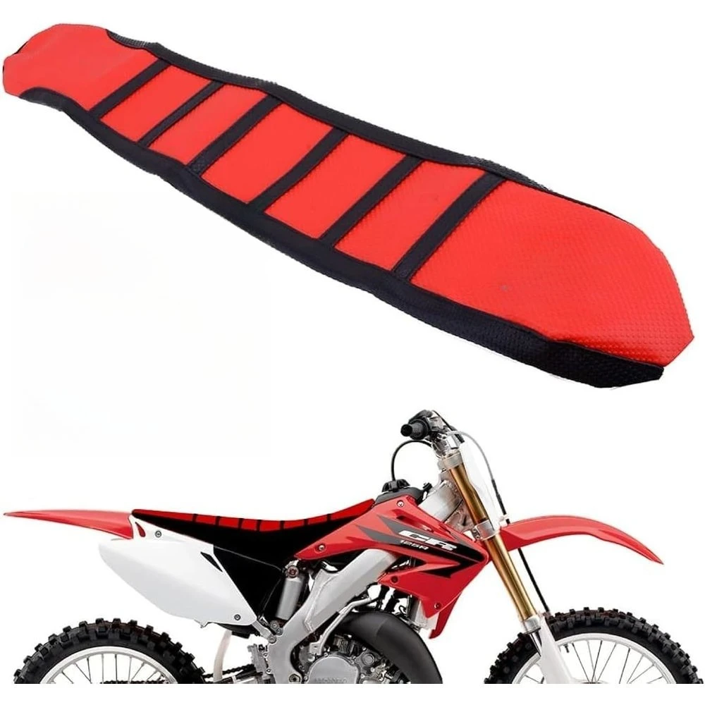 

Red Dirt Bike Seat Cover Gripper for 2004-2009 CR250R, 2003-2008 CR450R, CR250X, CR450X Models