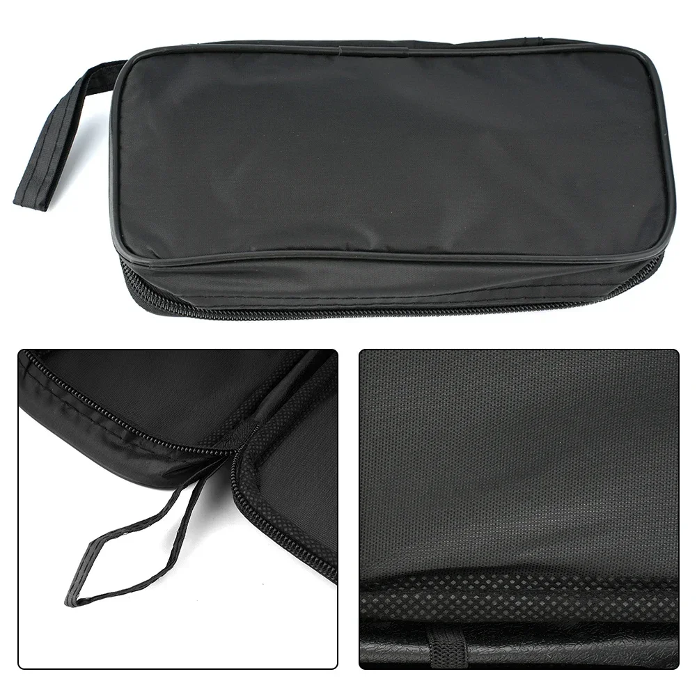 1pc S/M/L Black Canvas Bag For Digital Multimeter Tool Storage Bag For Small Tool Parts Storage Durable Dirt-proof