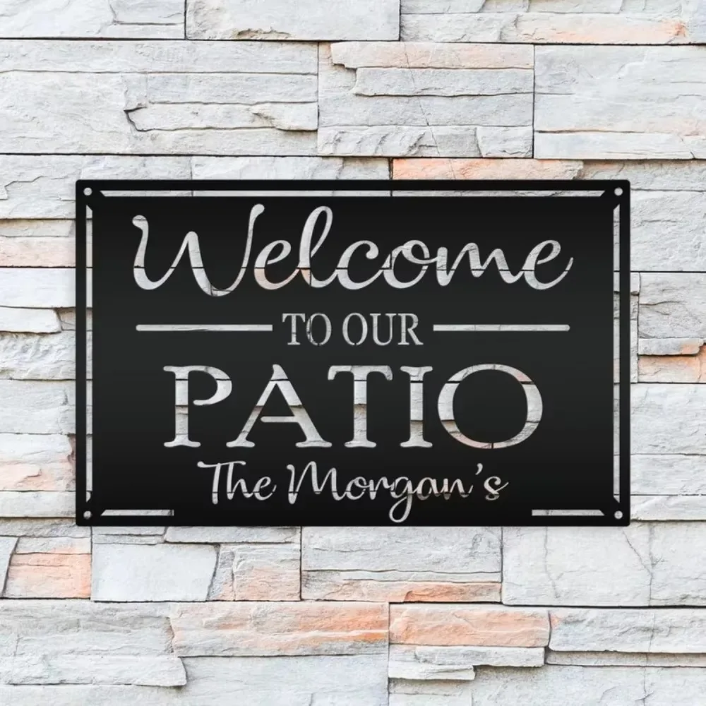 Personalized Outdoor Sign 