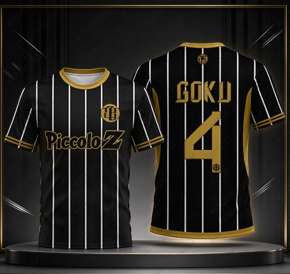 2026 Hot Selling 3D Japanese Anime Dragon Ball Adult Men's Football Shirts Wukong Anime Sports 3D T-shirts FamilyMatching