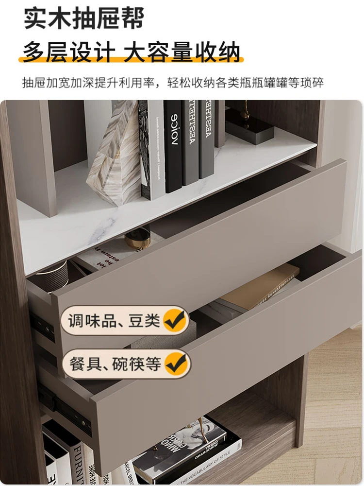 Floor-to-ceiling bookcase, storage cabinet, integrated household combination cabinet, storage cabinet