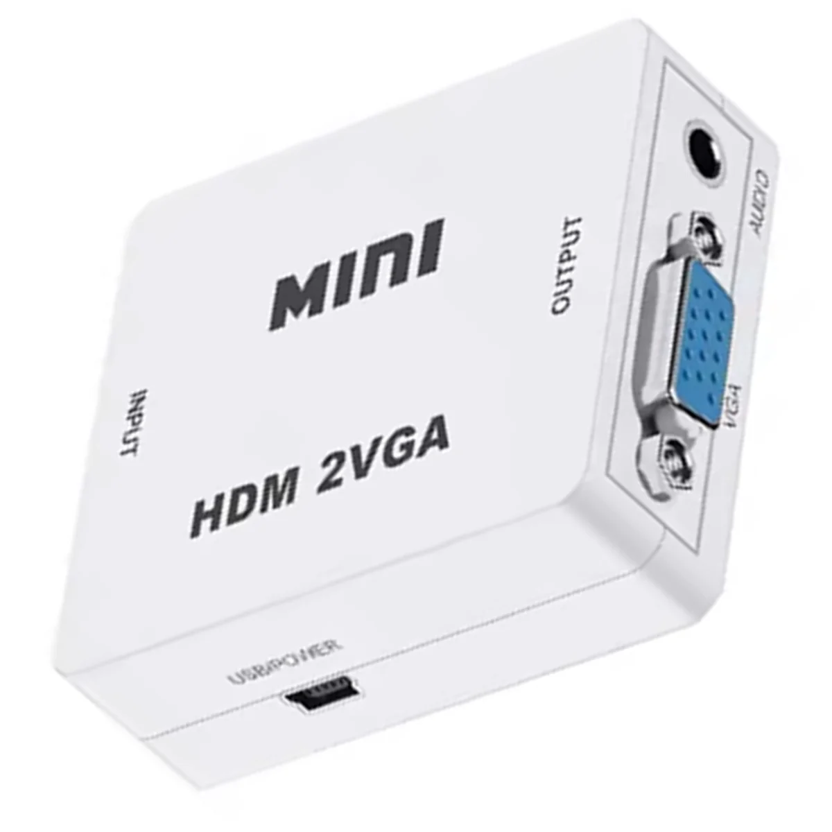 

2025+-Compatible to VGA Converter with Audio Converter Adapter for Notebook DVD PC HD 1080P TV Box Projector