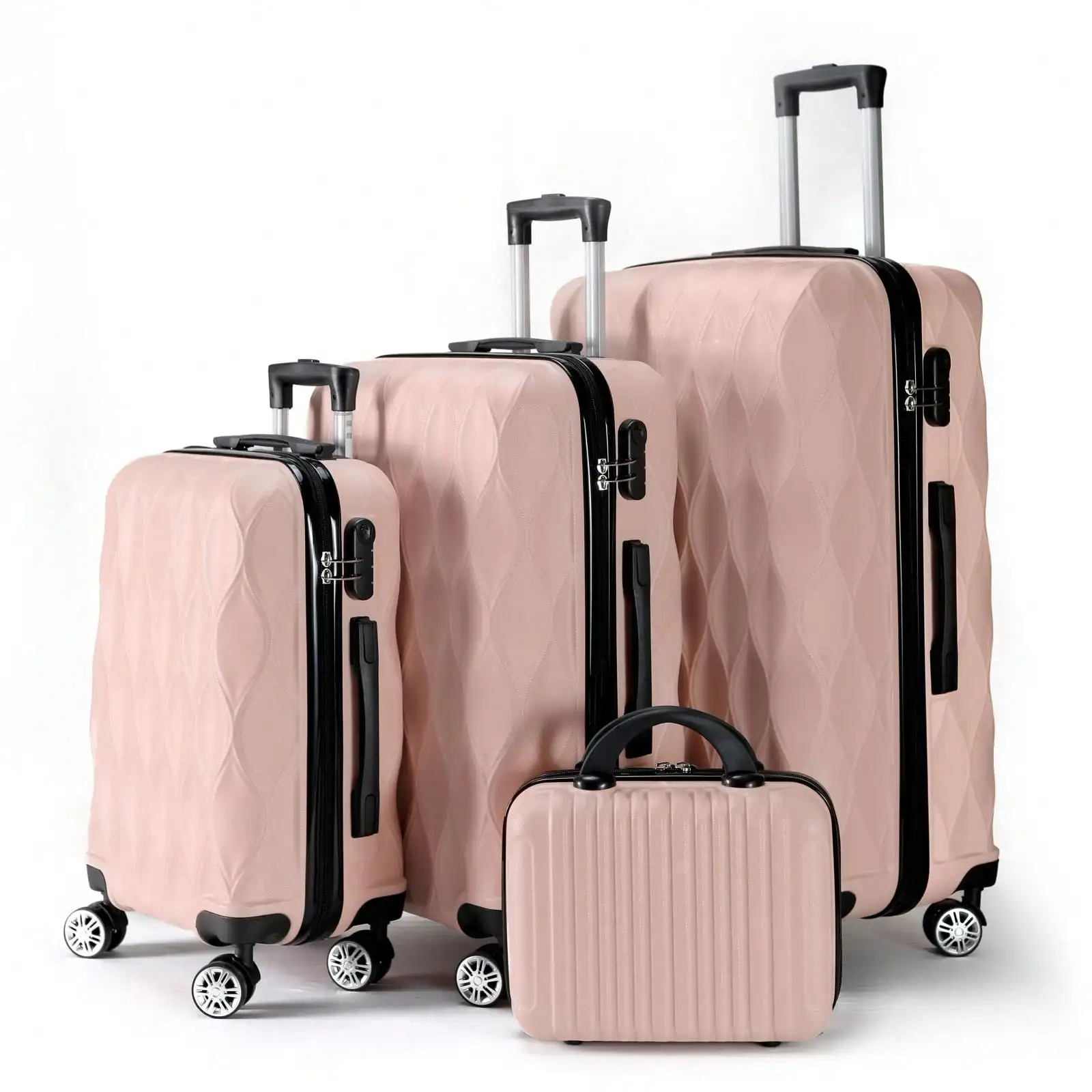 

4-Piece Luggage Set: 14/20/24/28 Inches, Extra Large Capacity, Available In Multiple Colors, Perfect For Business, Personal Travel, And Vacations. Ideal Gifts For Easter, Valentine's Day, Father's/Mother's Day, Children's Day, And Birthdays For Family And