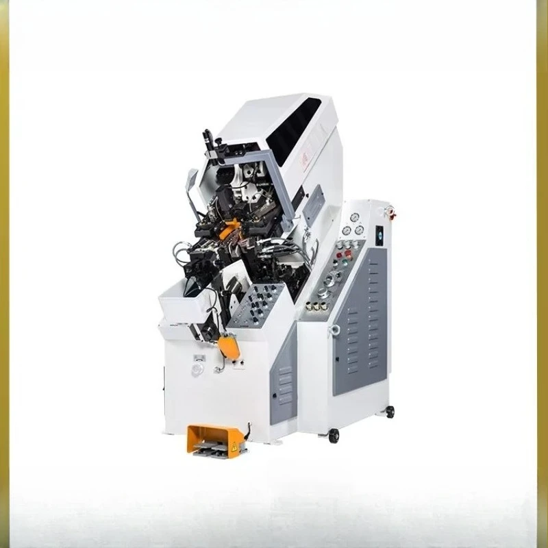 Best Quality TAIWEI Hydraulic Shoe Making Machine Automatic Brake Safety Sport Shoe Upper Two Cold Two Hot Toe Molding Machine - view 3