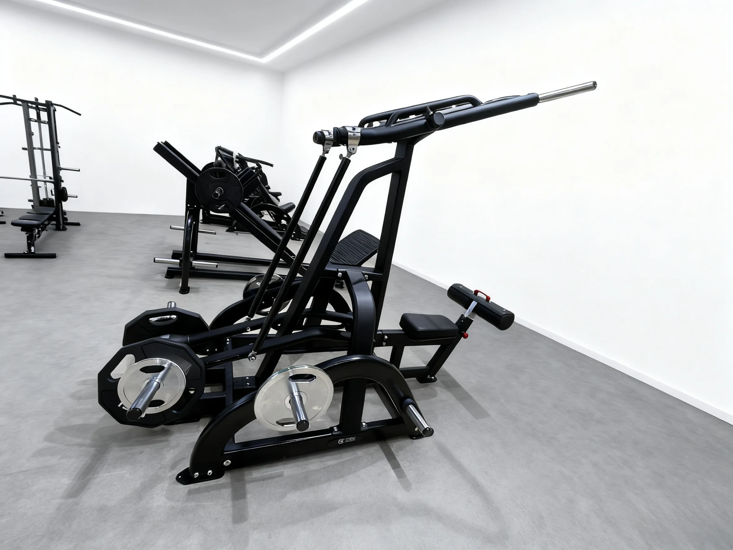 Adjustable Plate Loaded Lat Pulldown Machine Commercial Gym Studio Back Training Equipment 2025