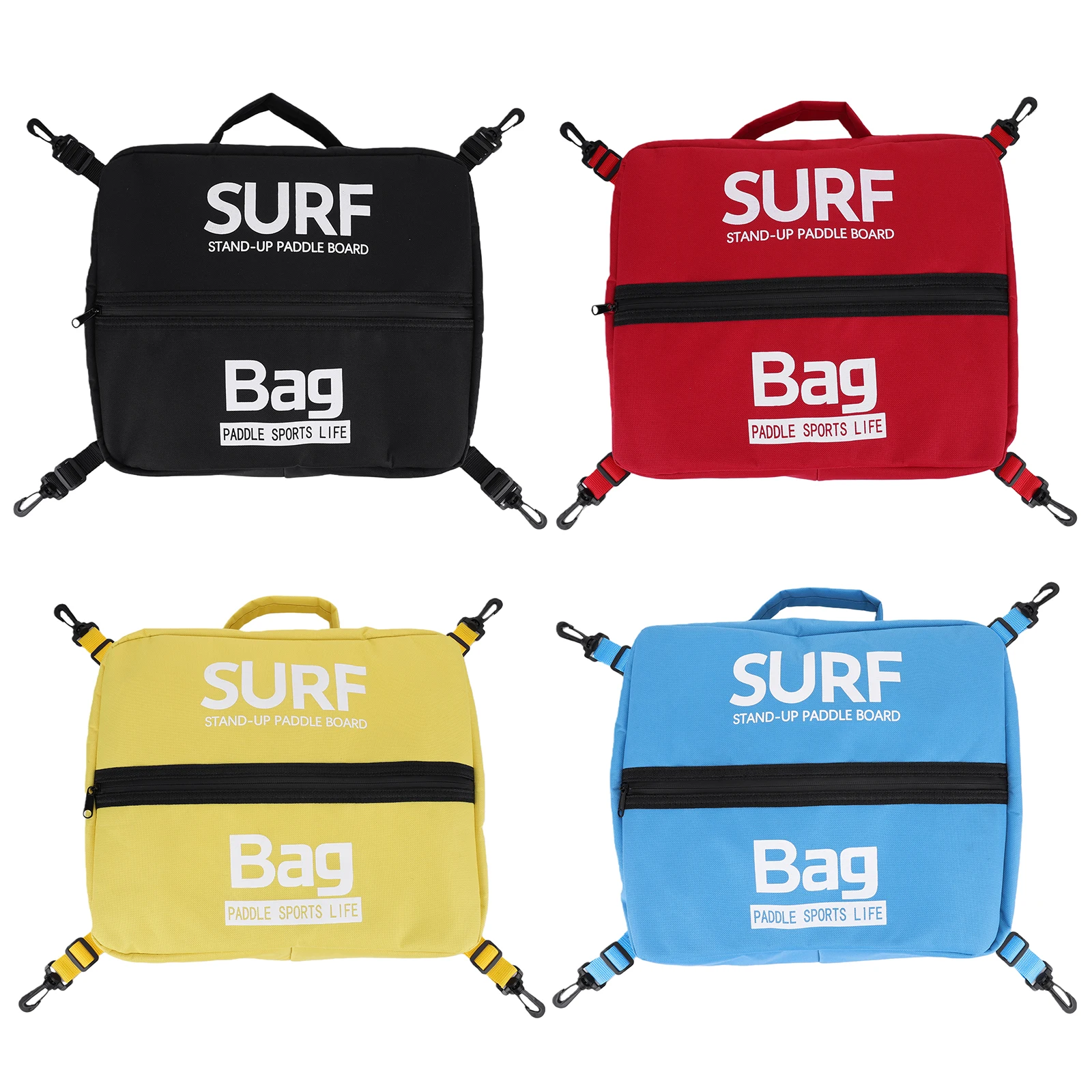 Kayak Paddle Board Deck Bag with Fixing Buckle Stand Up Paddle Board Storage Bags Adjustable Food Storage Pack Surfing Equipment