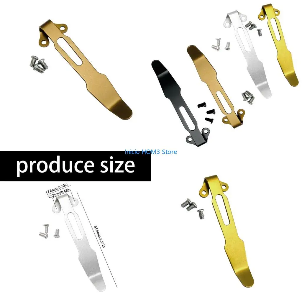 A5YD Additional 420 Rustproof Drill Clip Set With Hardware For Individualized Cutter Tailoring