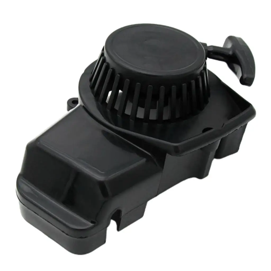 Pull Start Starter Assembly Aluminum Core Recoil Handle Mini Bike Motorcycle Parts Black for Pocket Bike 49cc 2 Stroke