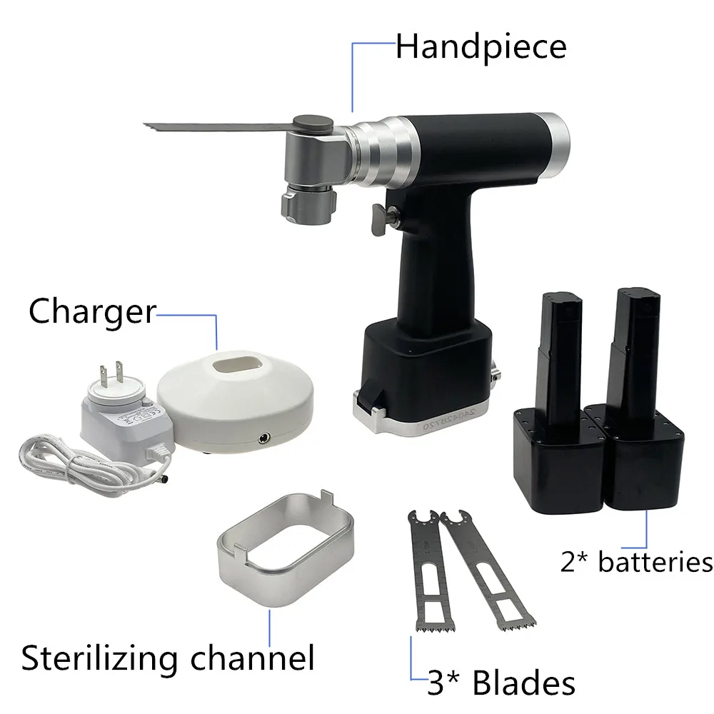 

Electric Oscillating Saw Bone Cutting Saw with Blades Medical Bone Saw Autoclavable Orthopedic Surgical Instrument