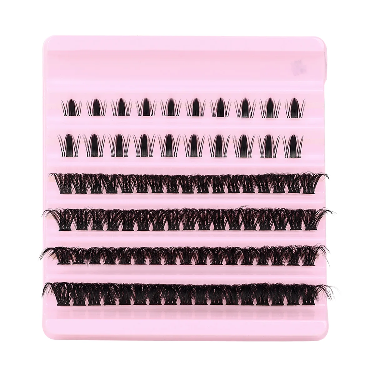 ARISON 80D/100D Spiky Manga Lower Lash Clusters 12-18mm DIY Thick Volume False Eyelashes Set for Daily Party Home Use
