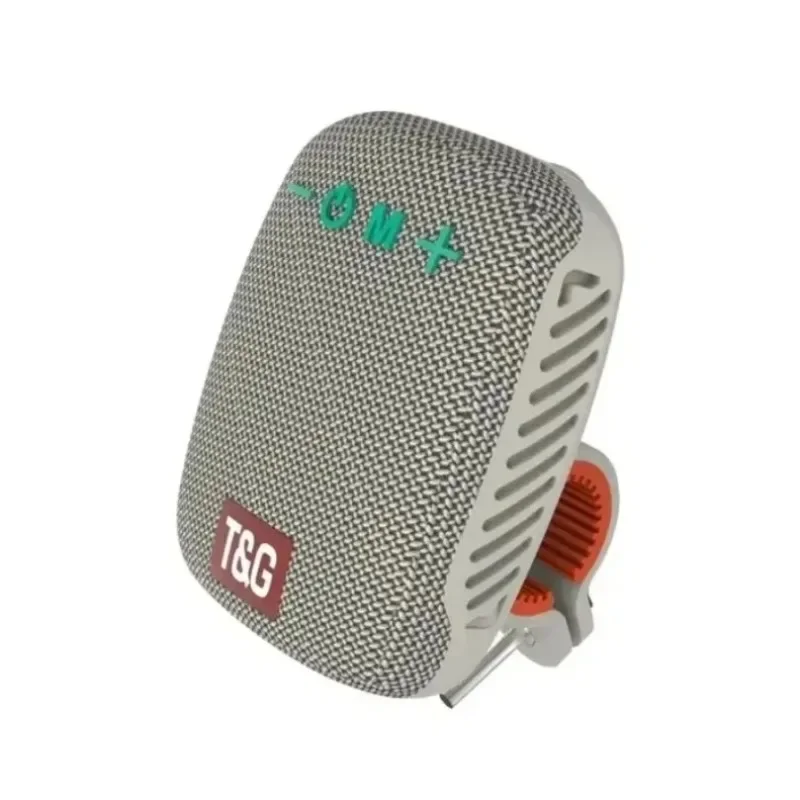 TG392 Mini Portable Bluetooth Speaker Bicycle Mount IPX5 Waterproof BT5.3 TWS Stereo Bass 500mAh Handsfree Call Outdoor Cycling