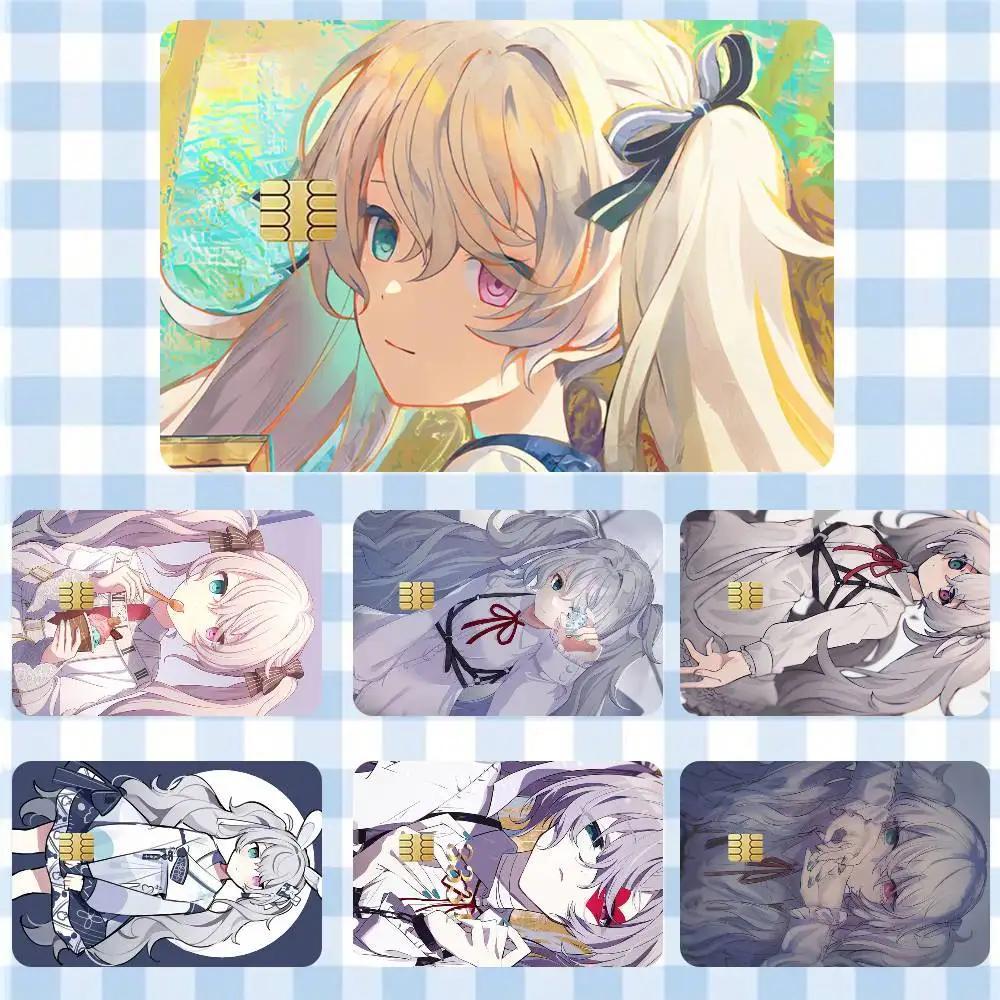 

Miku N25 Cute Sticker Film Tape Skin for Credit Card Debit Card Waterproof Stickers Cartoon