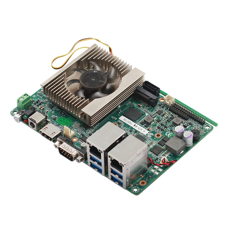 

industrial motherboard ddr4 1NGFF 2SATA main board 4usb 2Lan 2 RS232 HD support poe small motherboard