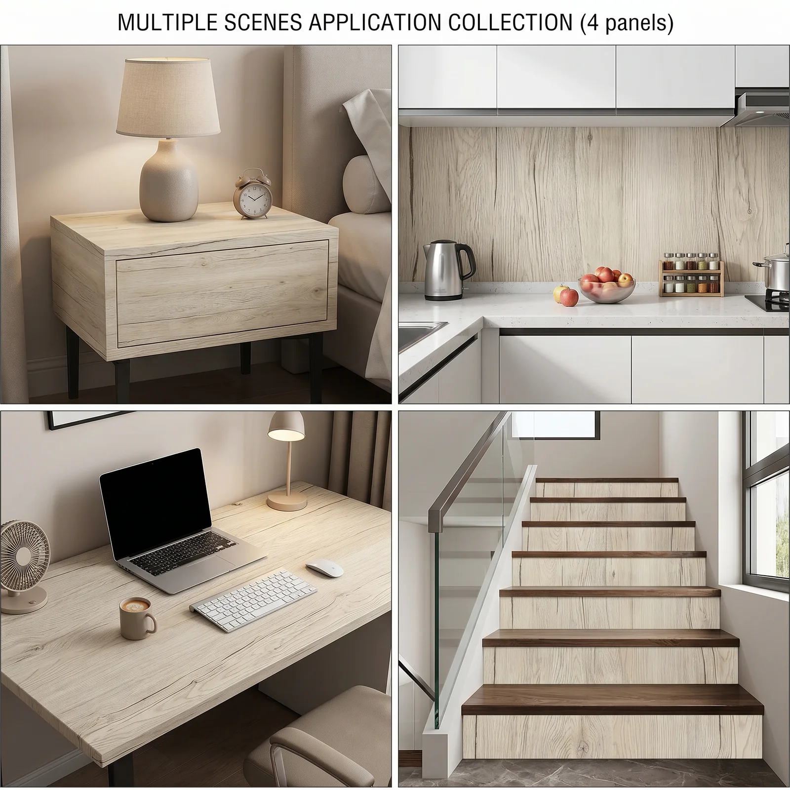 6m Wood Grain PVC Vinyl Self Adhesive Contact Paper Waterproof Wall Sticker for Furniture Door Cabinet Wardrobe Table DIY Decor