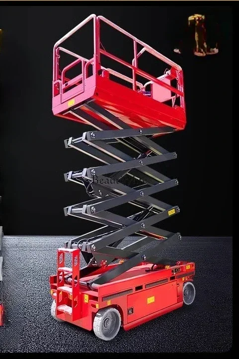 5556Lift Mobile Scissors Electric Small Hydraulic Full Self-propelled Aerial Work
