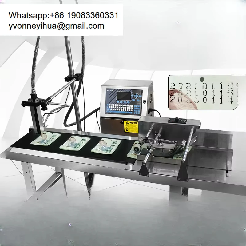 Smart Industrial Inkjet Printer Laser-like Coding Machine For Food Packaging & Production Lines W-700