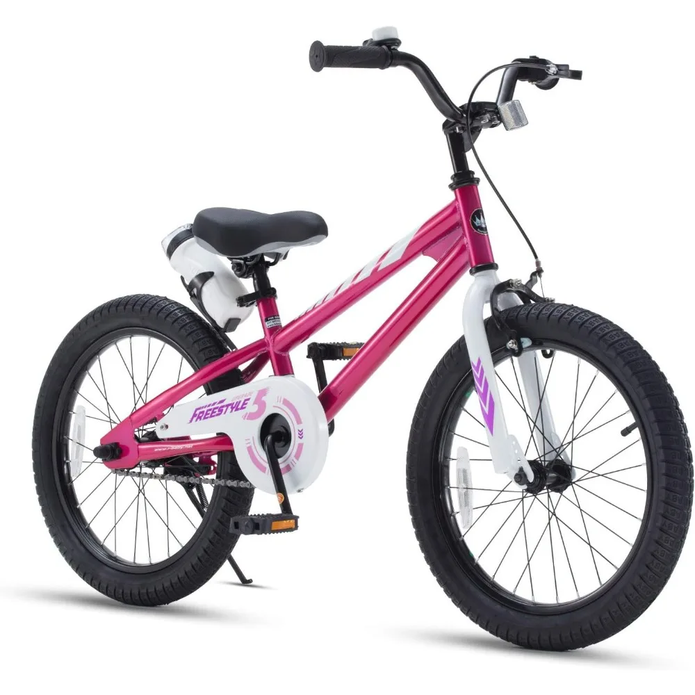 Freestyle Kids Bike 18 Inch Sport Bicycle for Boys Girls Ages 3-10 Years, Multiple Color Options