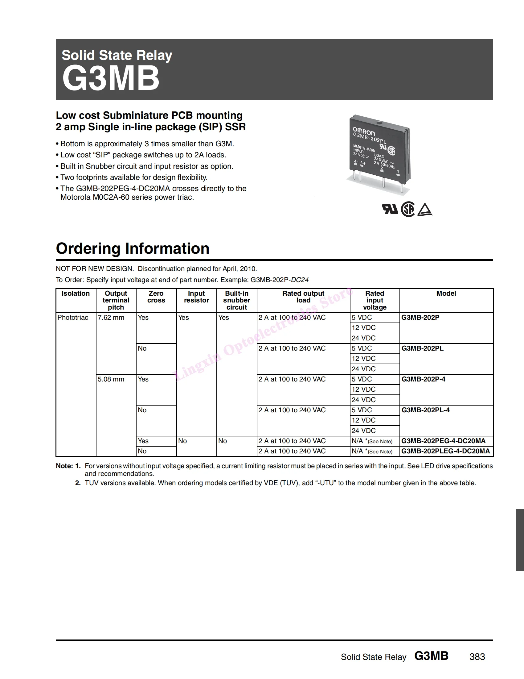 Free shipping 20Pcs/lot G3MB Solid State Relay Module G3MB-202P 5VDC 12VDC 24VDC Relays DA-AC 2A 240AC 4 Pin 100% Original New