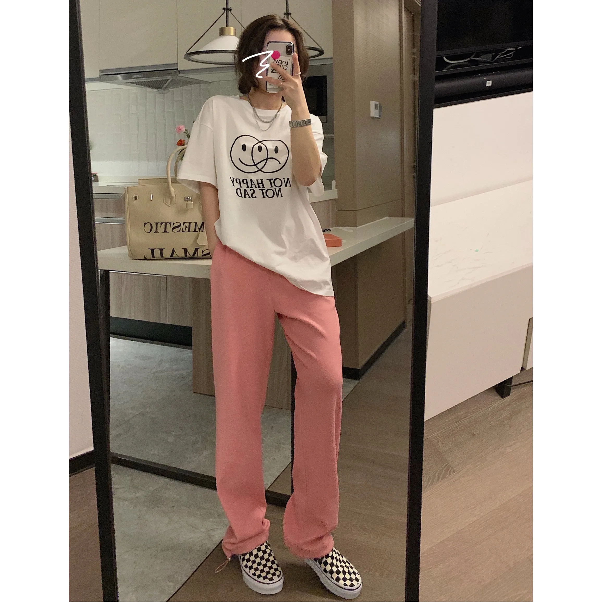 

VEEE 2-Way Versatile Comfortable Dstring Casual Pants 4 Colors High Waist Sports Pants Slimming Spring Summer New Arrival