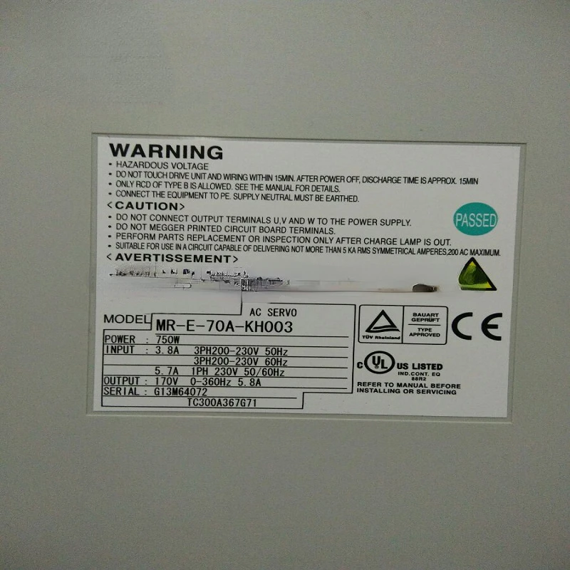 100% Original MR-E Series Servo Drive MR-E-10A-KH003 MR-E-20A-KH003 MR-E-40A-KH003 MR-E-70A-KH003 MR-E-100A-KH003