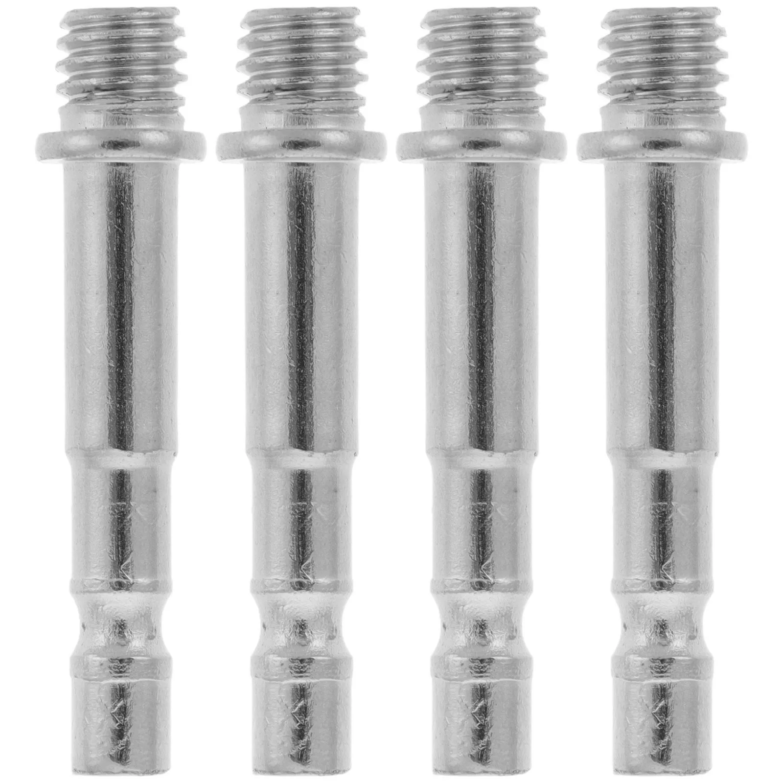 4Pcs Robust Metal Microphone Stand Adapter Threaded Screw Connector Stable Secure Fit for Studio Mic Suspension Shock Mounts