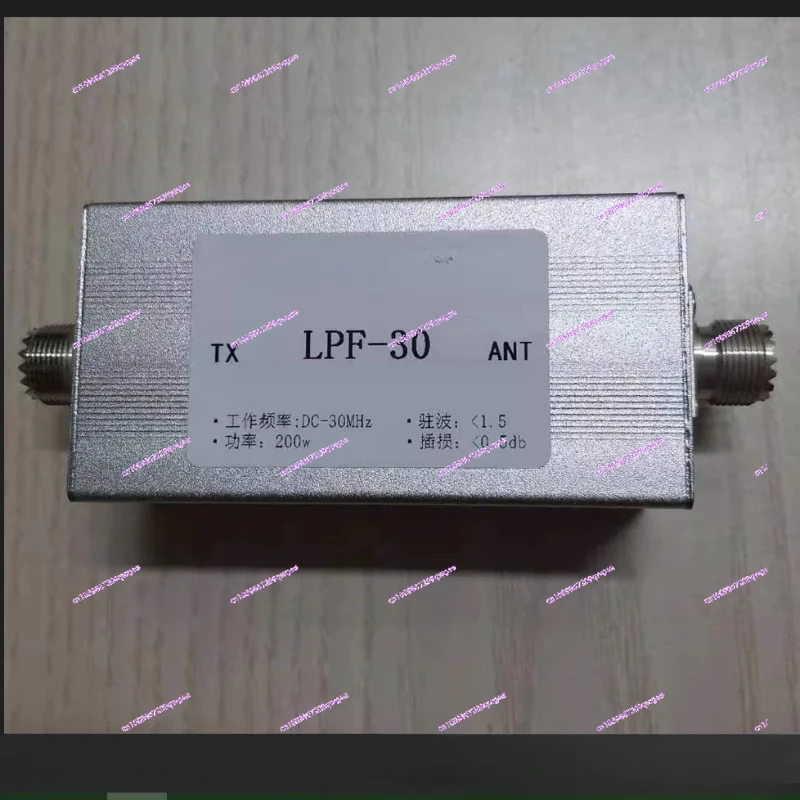 

Shortwave low-pass filter LPF-30, DC to 30 MHz, low-pass filter M-type female connector, 200W
